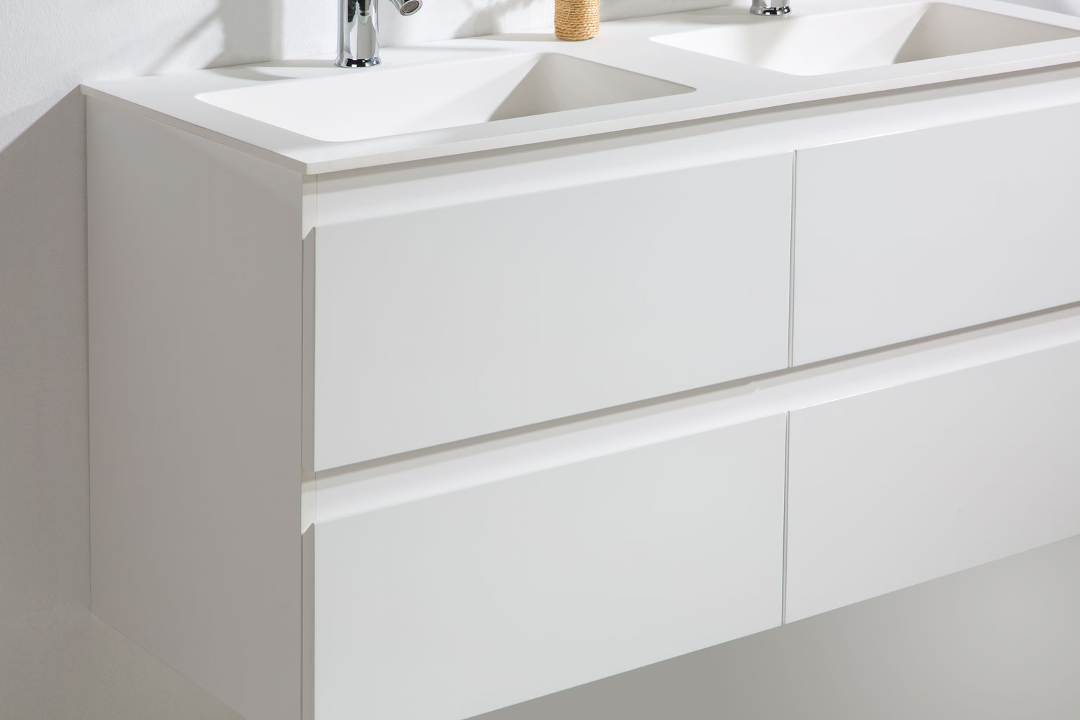 Mueble baño Metropolis de 120 cm con 1 lavabo ceramico de 2 senos